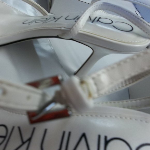 Calvin Klein dress shoes white Millie 7.5 - Picture 4 of 7